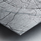 Paris Minimalist Poster  Metal print