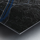 Vienna | Dark Edition City Map Art Metal print