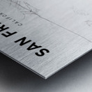 SanFrancisco portrait 2 3 Metal print