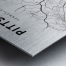 Pittsburgh portrait 2 3 Metal print