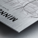 Minneapolis portrait 2 3 Metal print