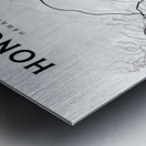 Honolulu portrait 2 3 Metal print