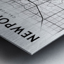 NewPortBeach portrait 2 3 Metal print