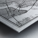 Brooklyn portrait 2 3 Metal print