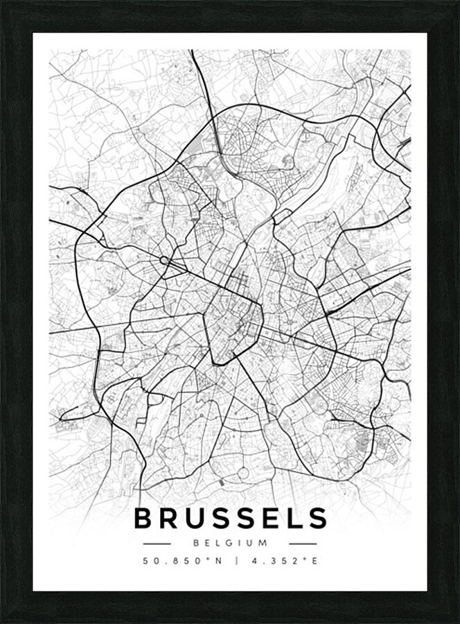 Brussels portrait A Series Picture Frame Printing