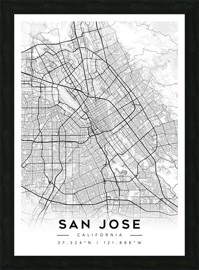 SanJose portrait A Series Picture Frame Printing