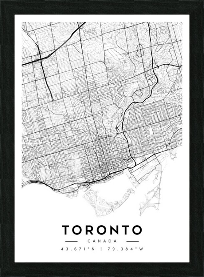 Toronto portrait A Series Picture Frame Printing