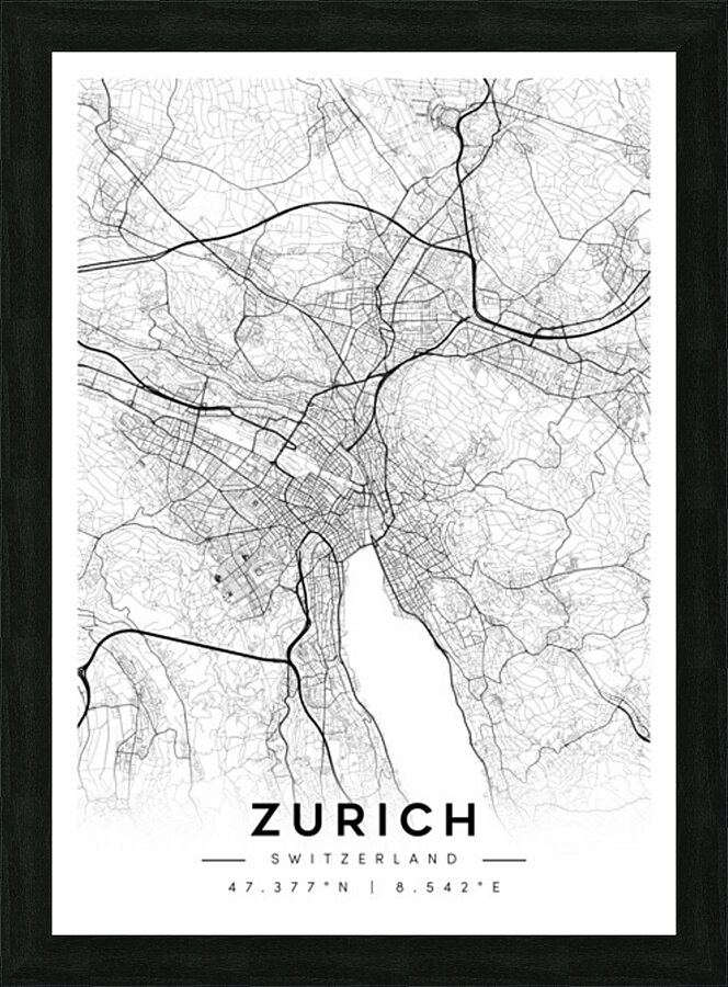 Zurich portrait A Series Picture Frame Printing
