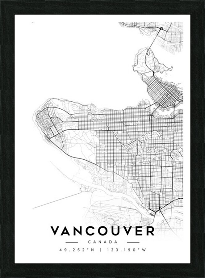Vancouver portrait A Series Picture Frame Printing
