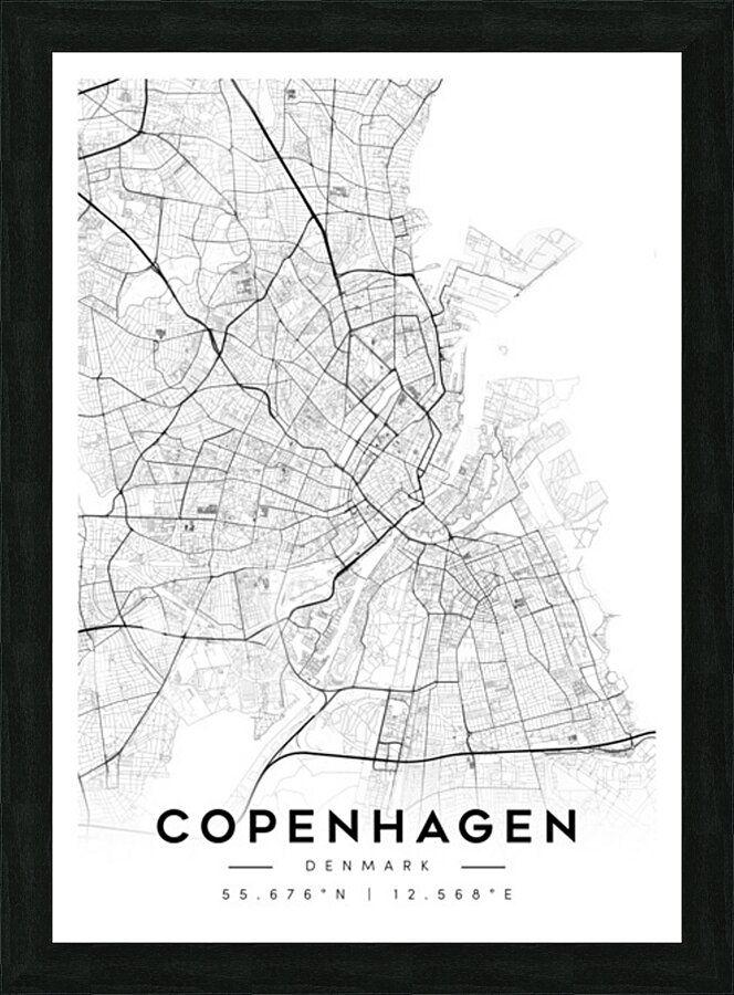 Copenhagen portrait A Series Picture Frame Printing