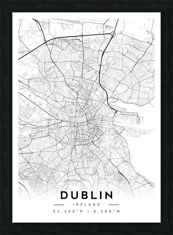 Dublin portrait A Series Picture Frame Printing