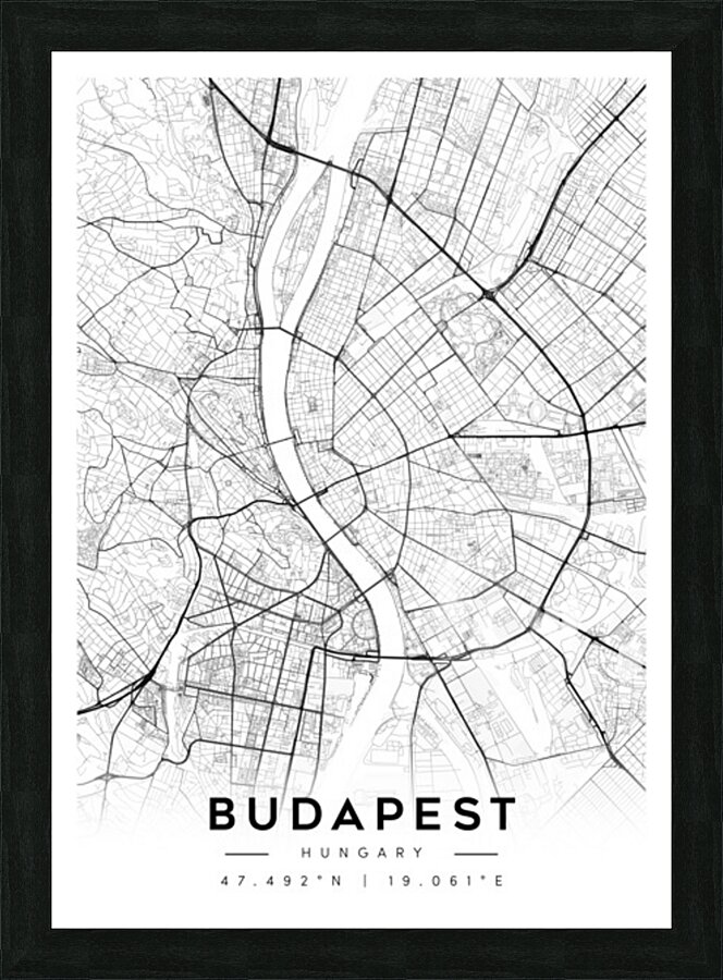 Budapest portrait A Series Picture Frame Printing