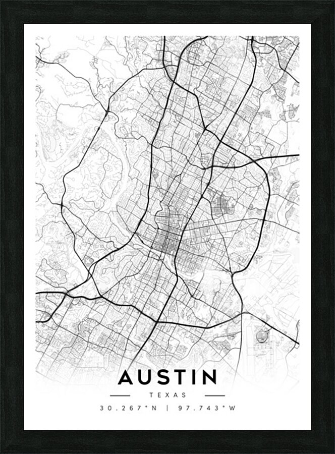 Austin portrait A Series Picture Frame Printing