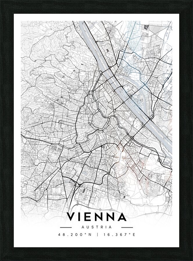 Vienna portrait A Series Picture Frame Printing