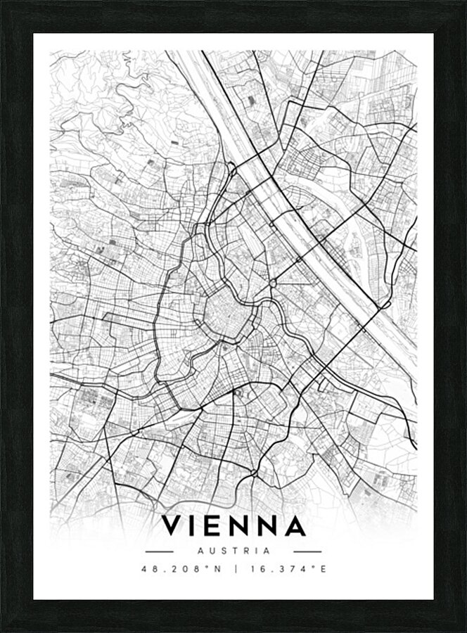 Vienna portrait A Series Picture Frame Printing