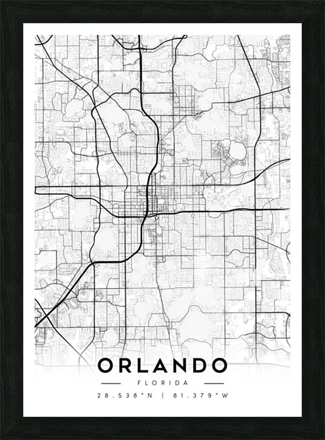Orlando portrait A Series Picture Frame Printing