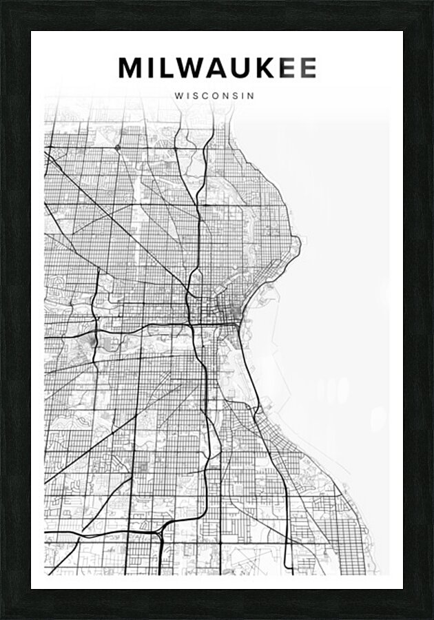 Milwaukee portrait 2 3 Picture Frame Printing