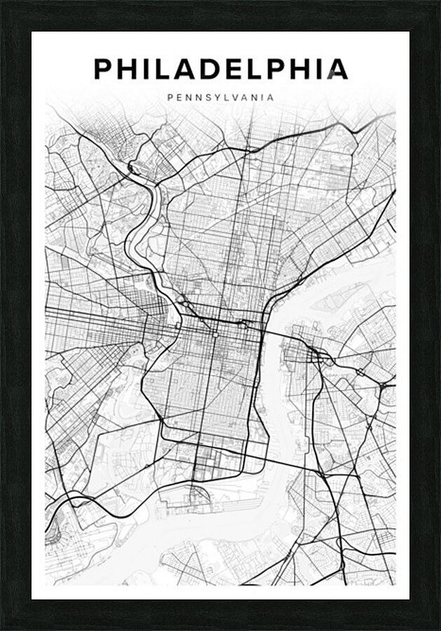 Philadelphia portrait 2 3 Picture Frame Printing