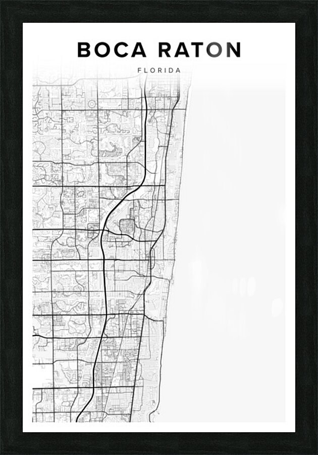 BocaRaton portrait 2 3 Picture Frame Printing