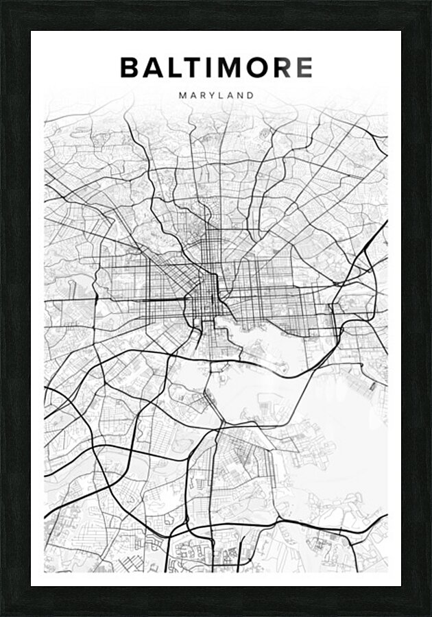 Baltimore portrait 2 3 Picture Frame Printing