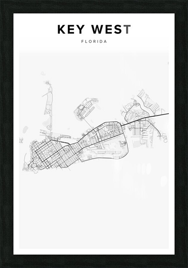 KeyWest portrait 2 3 Picture Frame Printing