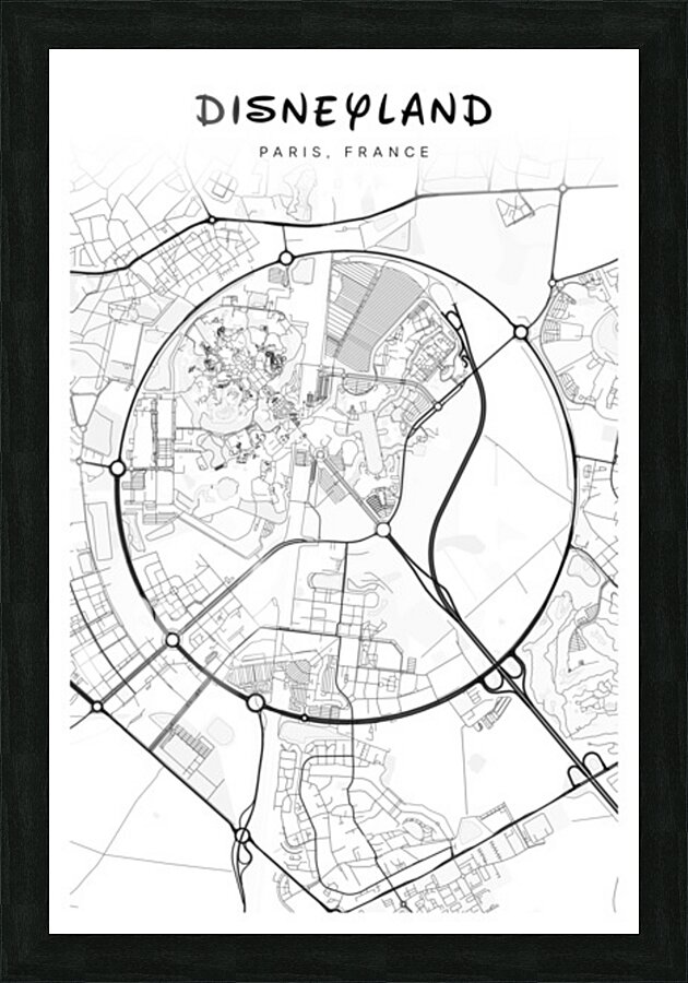 Disneyland portrait 2 3 Picture Frame Printing