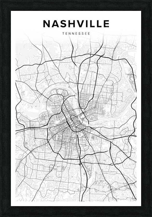 Nashville portrait 2 3 Picture Frame Printing