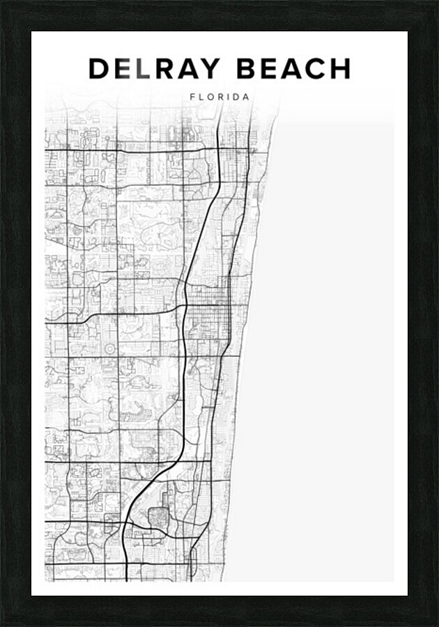 DelrayBeach portrait 2 3 Picture Frame Printing