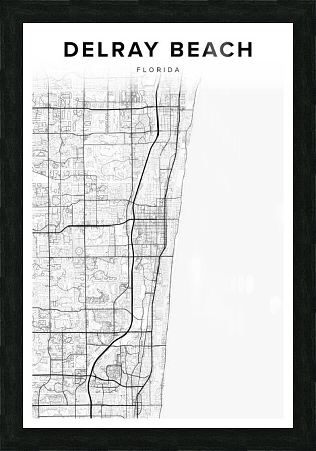 DelrayBeach portrait 2 3 Picture Frame Printing