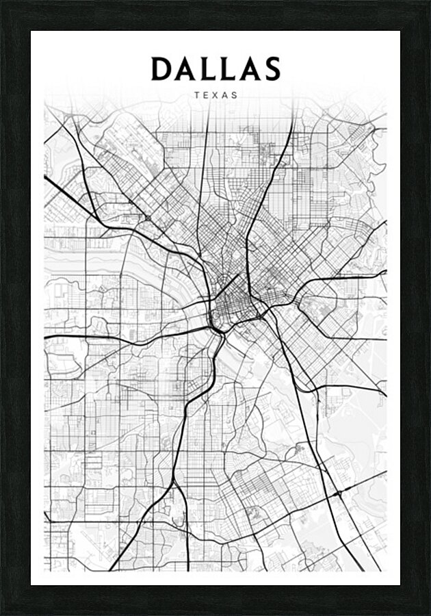Dallas portrait 2 3 Picture Frame Printing