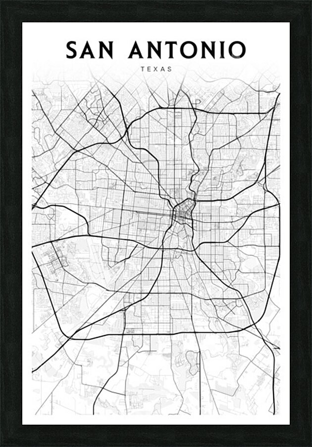 SanAntonio portrait 2 3 Picture Frame Printing