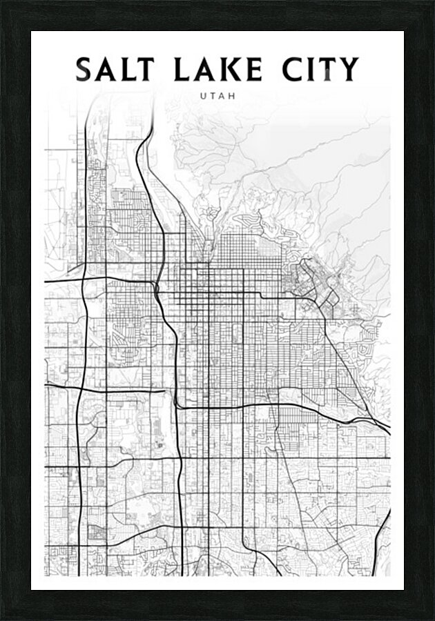 SaltLakeCity portrait 2 3 Picture Frame Printing