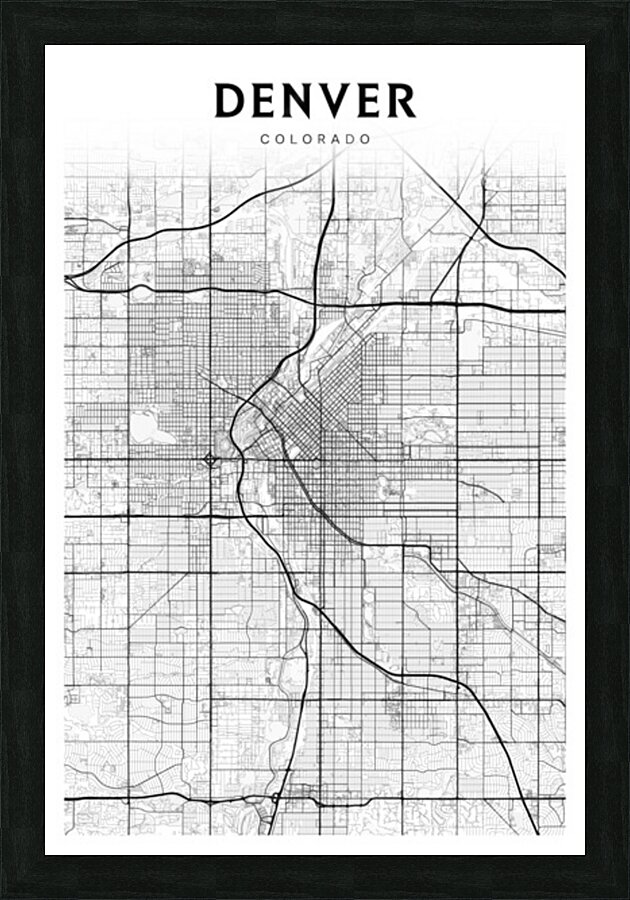 Denver portrait 2 3 Picture Frame Printing