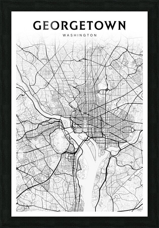 Georgetown portrait 2 3 Picture Frame Printing