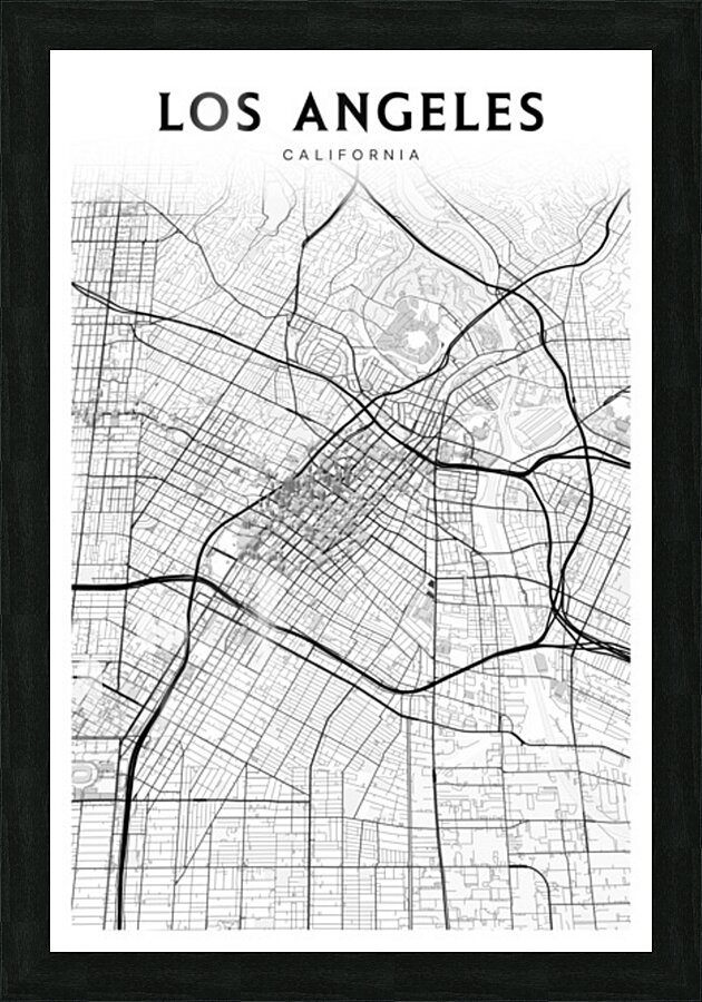 LosAngeles portrait 2 3 Picture Frame Printing