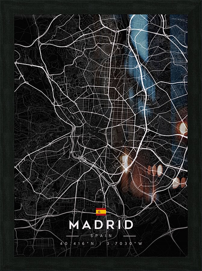 Madrid 39x55Inches 2 Picture Frame Printing