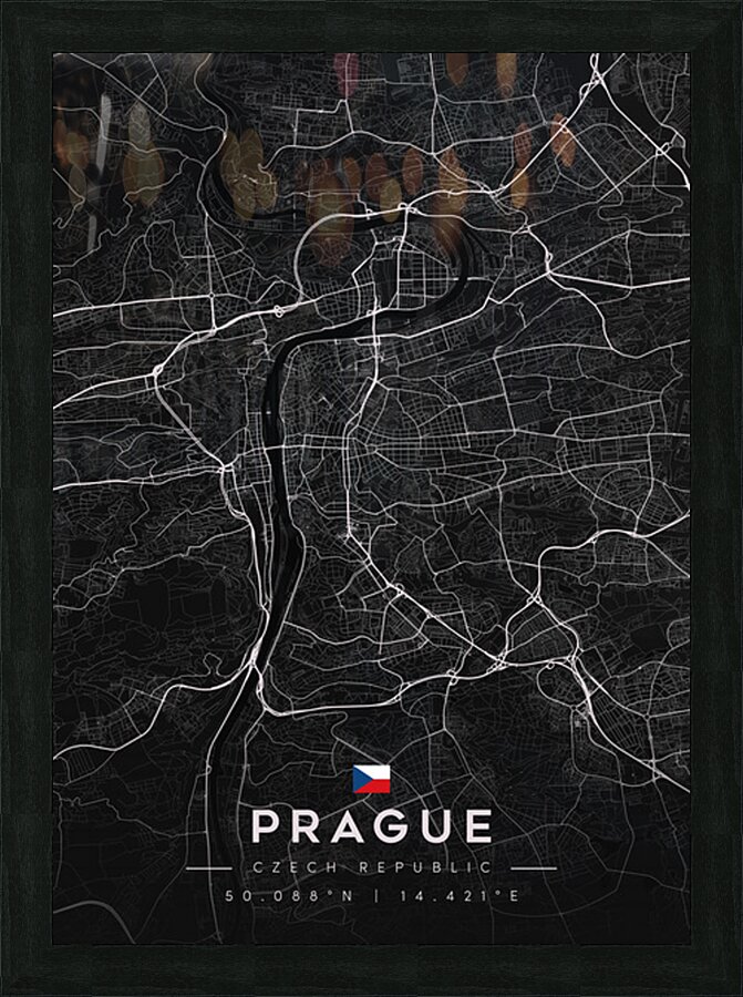 Prague 39x55Inches Picture Frame Printing