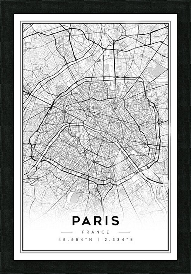 Paris portrait 2 3 Picture Frame Printing