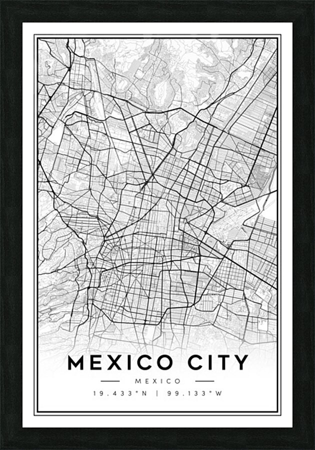 MexicoCity portrait 2 3 Picture Frame Printing