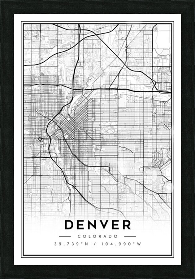 Denver portrait 2 3 Picture Frame Printing