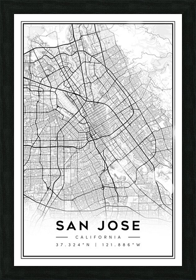 SanJose portrait 2 3 Picture Frame Printing