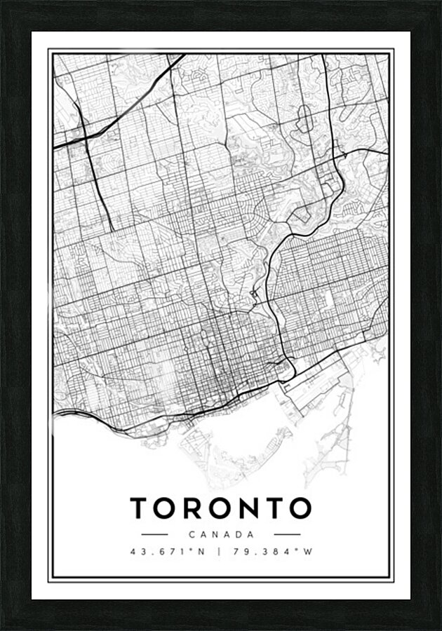 Toronto portrait 2 3 Picture Frame Printing