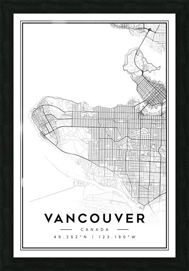 Vancouver portrait 2 3 Picture Frame Printing