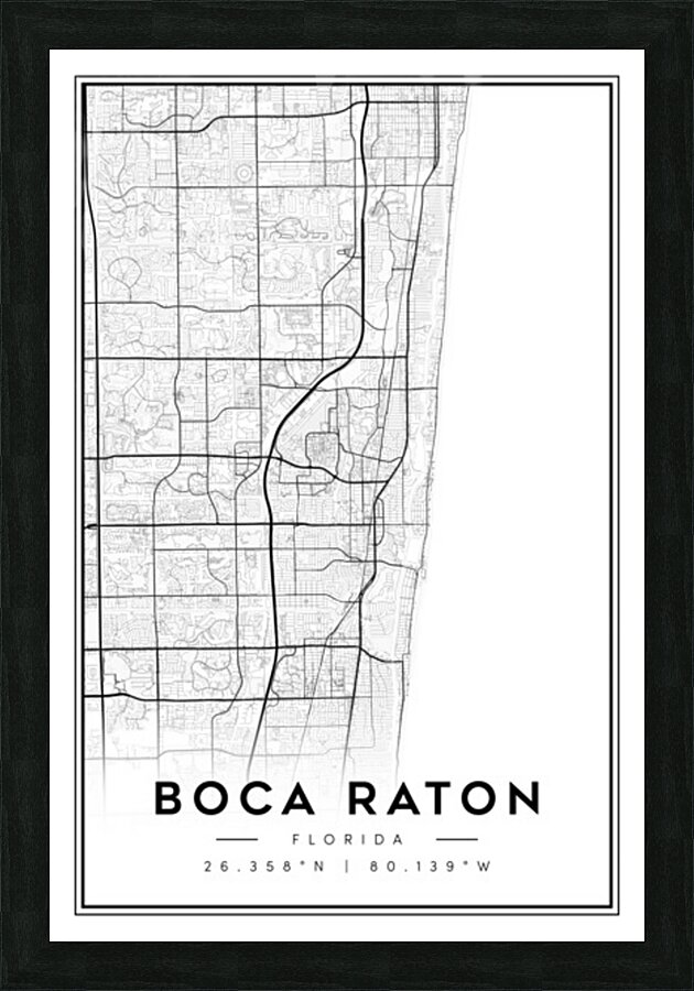 BocaRaton portrait 2 3 Picture Frame Printing