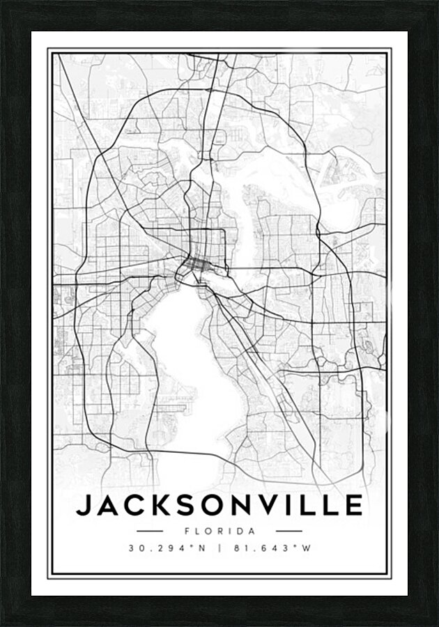 Jacksonville portrait 2 3 Picture Frame Printing
