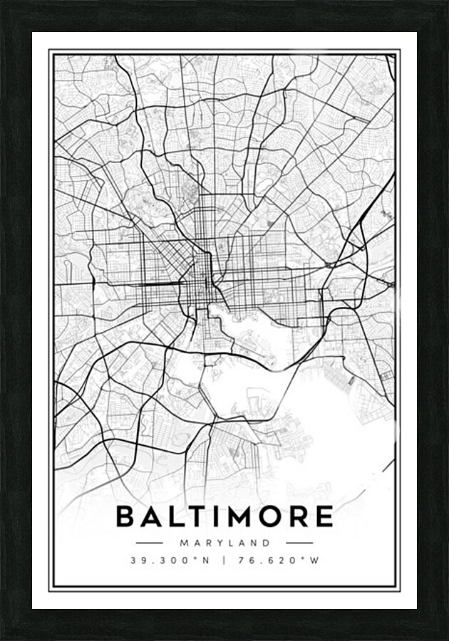 Baltimore portrait 2 3 Picture Frame Printing