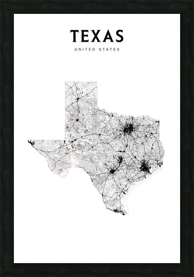 portrait 2 3 texas Picture Frame Printing