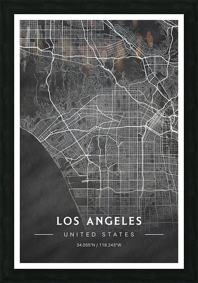 portrait 2 3 Los Angeles Picture Frame Printing