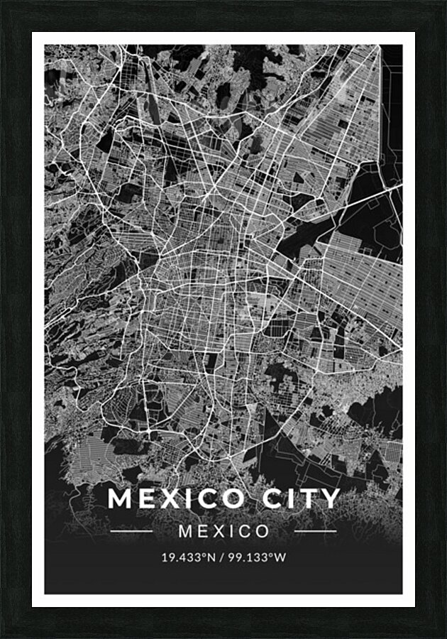 portrait 2 3 mexico city Picture Frame Printing