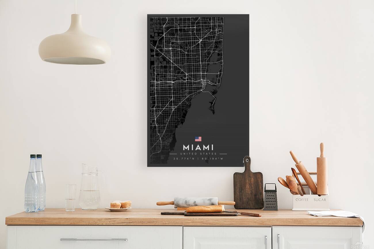 Miami 34x50Inches 1 Reproduction